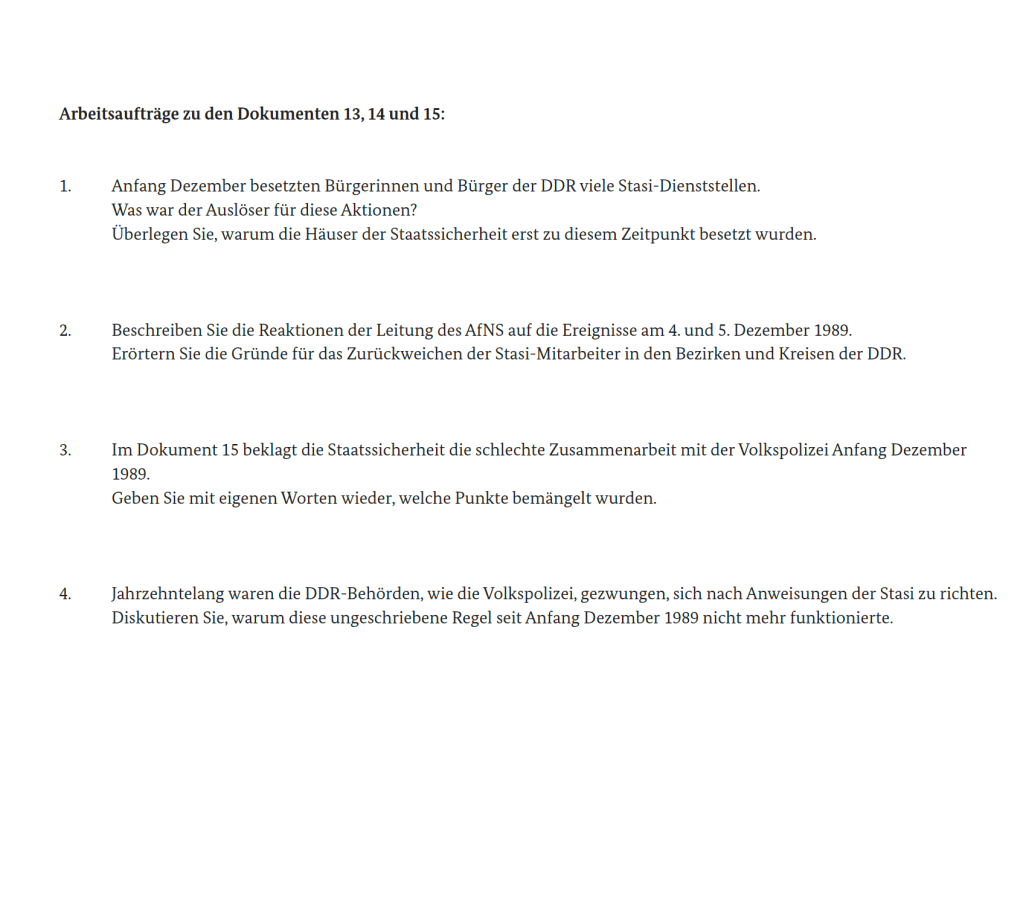 6. Aufgaben zur Konterrevolution